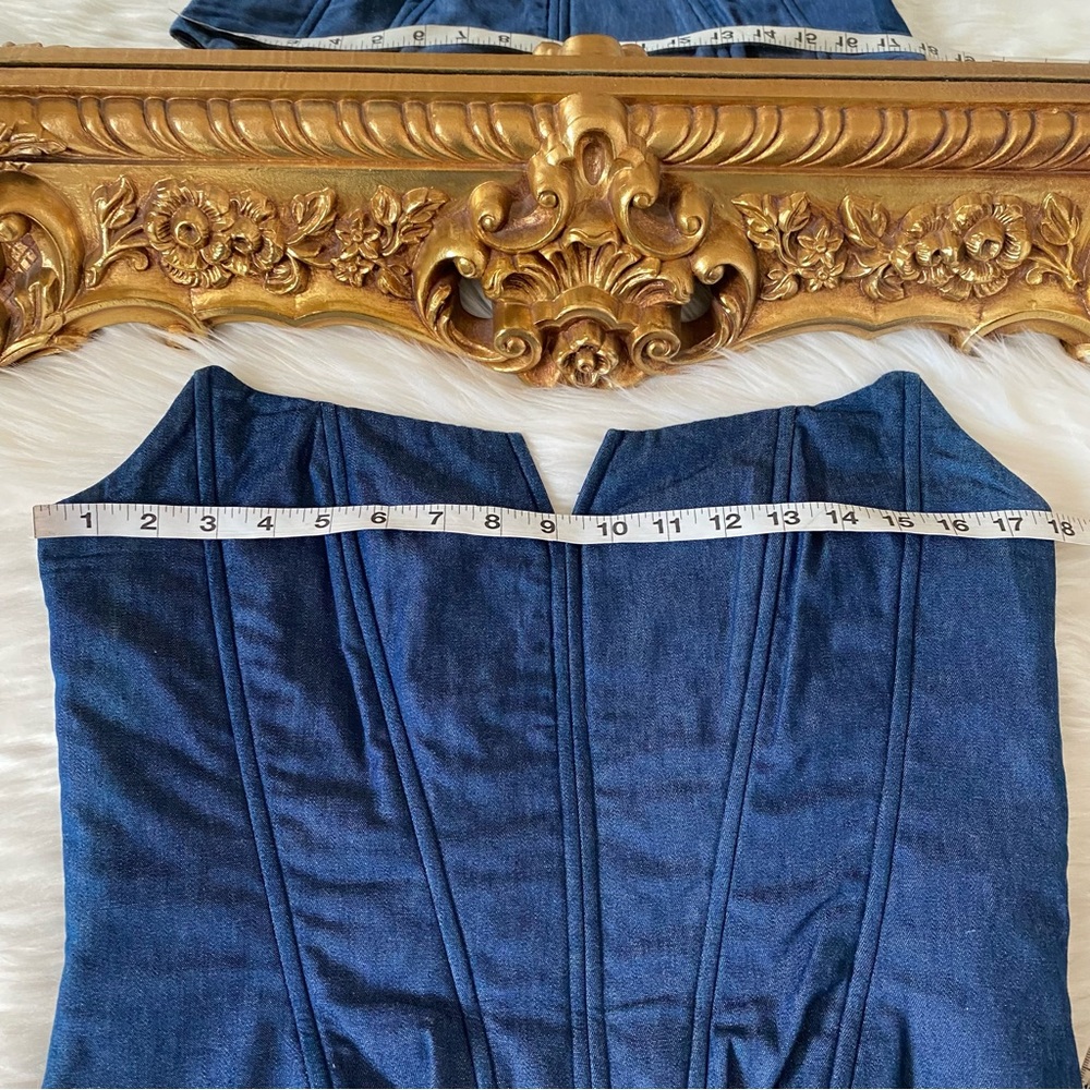 Jessica McClintock For Gunne Sax Millenium 2000 Vintage Corset Skirt Set - Picture 9 of 16